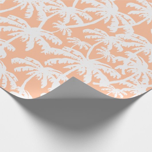 Tropische Peach Fuzz Pantone Kleur van het Jaar 20 Cadeaupapier (Hoek)