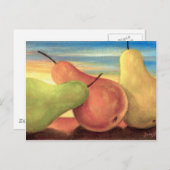 Tropische peervruchten schilderen - Multi Briefkaart (Voorkant / Achterkant)