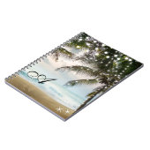 Tropische pelmoessoorten en palmbomen notitieboek (Linkerzijde)