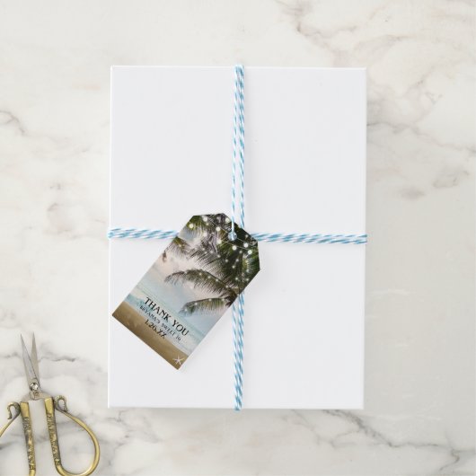 Tropische pelmoessoorten in de Oostzee Cadeaulabel (Met Touw)