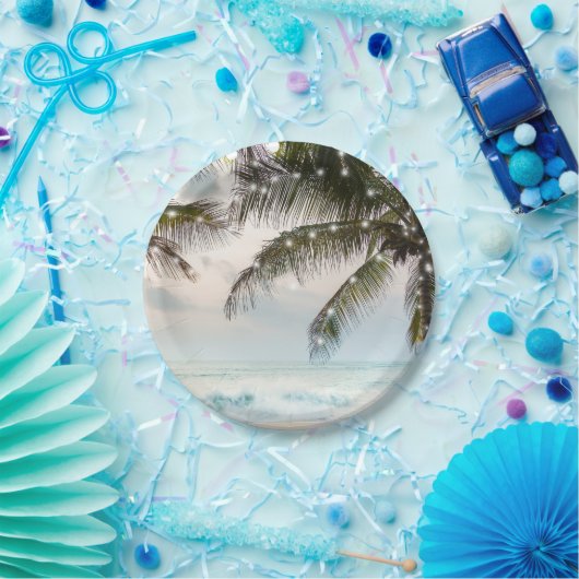 Tropische pelmoessoorten in de Oostzee Papieren Bordje (Feest)