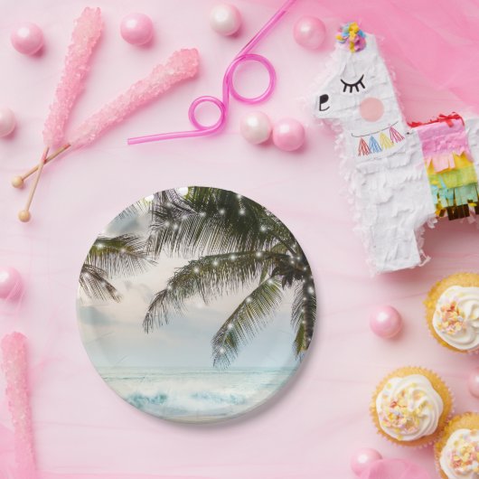 Tropische pelmoessoorten in de Oostzee Papieren Bordje (Feest)