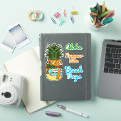 Tropische perenanananas vinylStickers Sticker (iPad Cover)