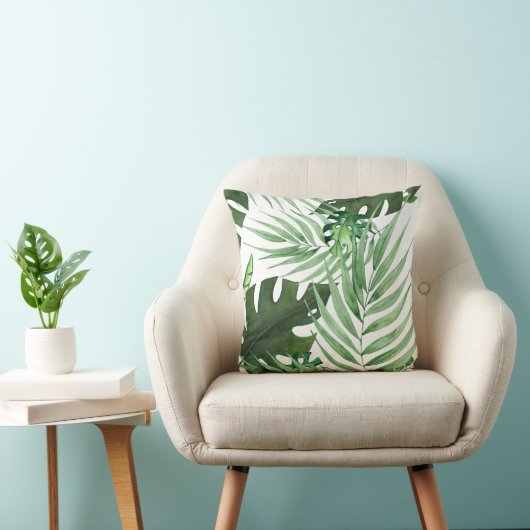 Tropische Pflanzen Natur Kussen (Stoel)