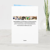 Tropische Phalaenopsis Orchidee Bloemen Verjaardag Kaart (Achterkant)