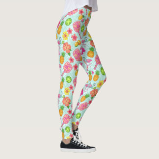 Tropische Pickleball Lilly Vibes Leggings
