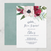 Tropische piekverrassingspartij kaart (Voorkant / Achterkant)