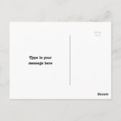 Tropische pinguïns Couple Hula Pirate Island Beach Briefkaart (Achterkant)