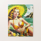  tropische pinup legpuzzel (Verticaal)
