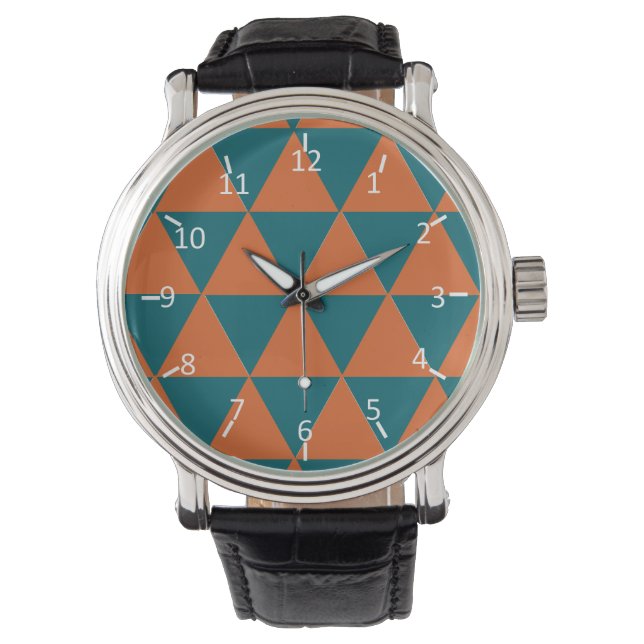 Tropische piramides horloge (Voorkant)