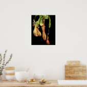 Tropische Pitcher Plant en Bromvlieg Poster (Keuken)