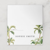 Tropische plaatskaarten naam Kaarten Plaatskaartje (Buitenkant ongevouwen)