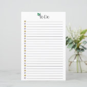 Tropische planner op lijst maken (Staand voorkant)