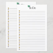Tropische planner op lijst maken (Voorkant / Achterkant)