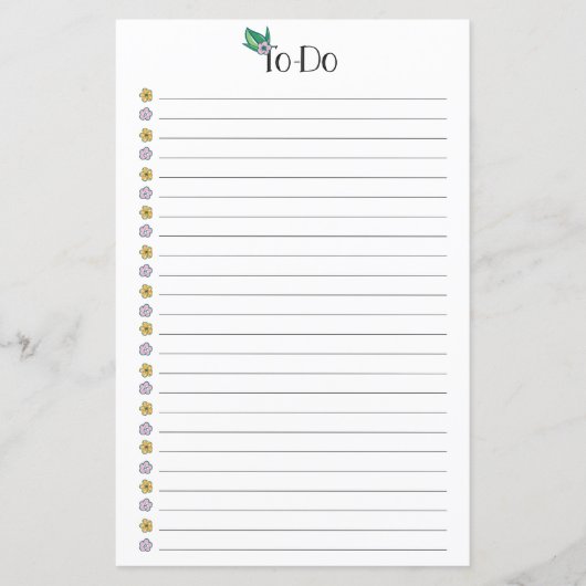 Tropische planner op lijst maken (Voorkant)