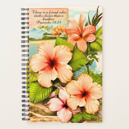 Tropische Planner Spreuken 18:24 (Voorkant)