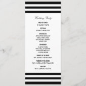 Tropische Plantage Huwelijksceremonie Programma Programmakaart (Achterkant)