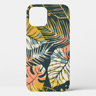 Tropische planten: abstract kunstpatroon. Case-Mate iPhone case