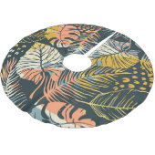 Tropische planten: abstract kunstpatroon. kerstboom rok (Gekanteld)