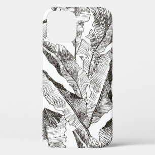 Tropische planten bloemloze naadloze junglepatroon Case-Mate iPhone case