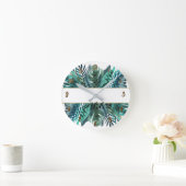 Tropische Planten Botanische bladeren Tropico Ronde Klok (Huis)