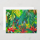 Tropische planten briefkaart (Voorkant / Achterkant)