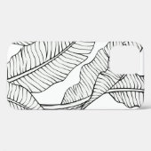 Tropische planten en bloemen naadloos. Jung Case-Mate iPhone Case (Achterkant (horizontaal))