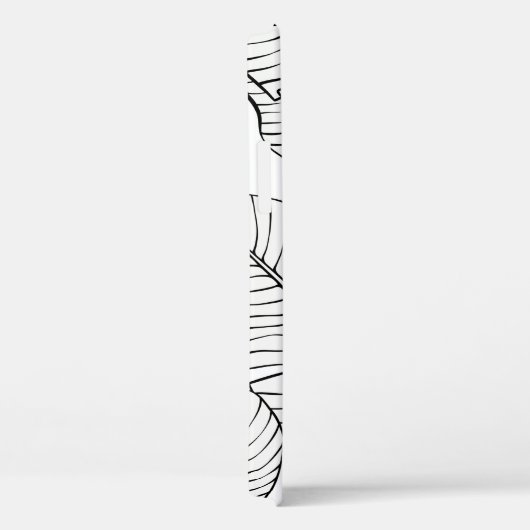 Tropische planten en bloemen naadloos. Jung Case-Mate iPhone Case (Achterkant / Rechts)