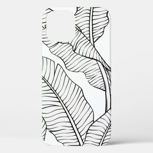 Tropische planten en bloemen naadloos. Jung Case-Mate iPhone Case (Achterkant)