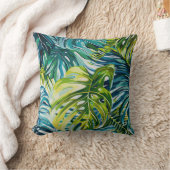 Tropische Planten Floral Pattern Kussen (Deken)