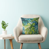 Tropische Planten Floral Pattern Kussen (Stoel)