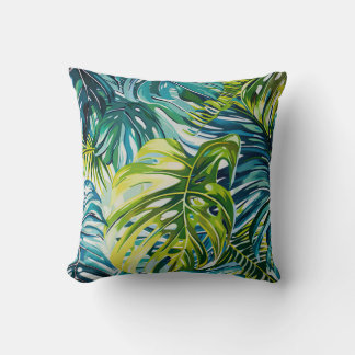 Tropische Planten Floral Pattern Kussen