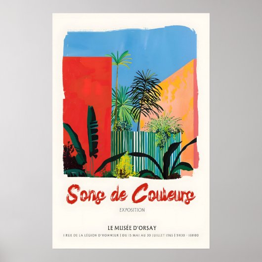Tropische Planten Kunstprint 1965 Musée d'Orsay Poster (Voorkant)