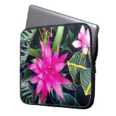 Tropische planten laptop sleeve (Voorkant Links)