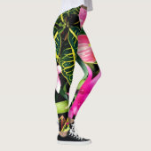Tropische planten leggings (Rechts)