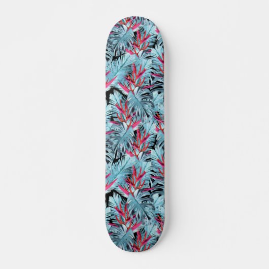 Tropische planten persoonlijk skateboard (Voorkant)
