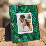 Tropische Planten zonder foto Easel Terug Fotoplaat<br><div class="desc">Gemaakt om dimensionaal te kijken, een tropisch plant patroon creëer een prachtig lijst voor je favoriete foto op dit tafelblad met een ingebouwde esel. Het afbeelding wordt direct op het hardboard geplaatst voor een verbluffend scherp afbeelding met een gemakkelijk schoon veegdoppervlak. Geweldig als geschenk of om je favoriete foto in...</div>