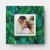 Tropische Planten zonder foto Easel Terug Fotoplaat (Voorkant)