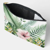 Tropische Plumeria Foliage Accessoirezak Etui (Open)