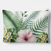 Tropische Plumeria Foliage Accessoirezak Etui (Achterkant)