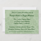 Tropische Plumeria-uitvindingen in Hawaiian Kaart (Achterkant)