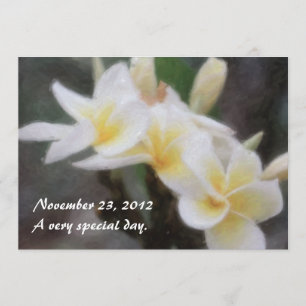 Tropische Plumeria-uitvindingen in Hawaiian Kaart