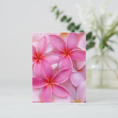 TROPISCHE PLUMERIESTROMEN BRIEFKAART (Staand voorkant)