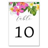 Tropische plunjastijdenbomen kaart (Achterkant)