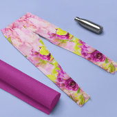 Tropische pony's en orchideeën leggings
