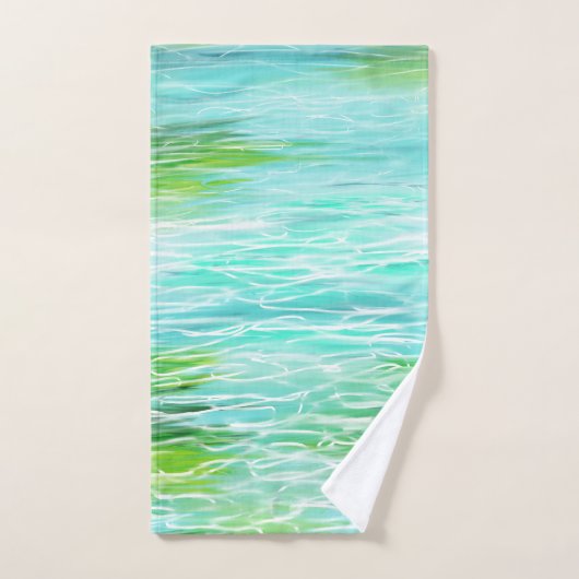 Tropische pool bad handdoek (Handdoek)