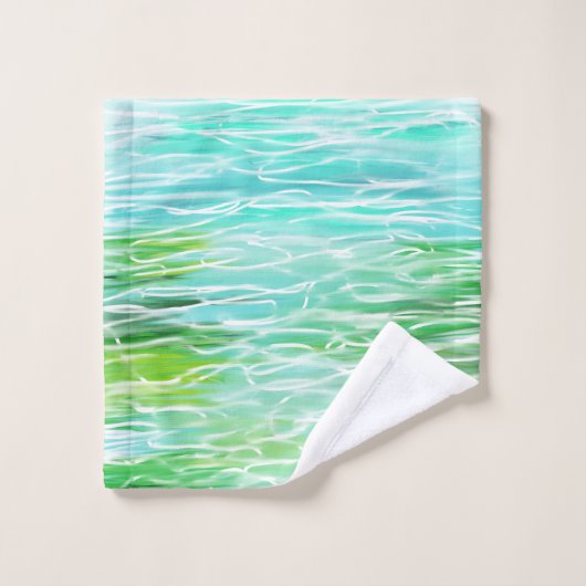 Tropische pool bad handdoek (Wasdoekje)