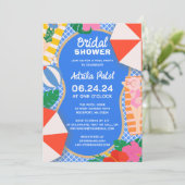 Tropische pool Boho-Vrijgezellenfeest Kaart (Staand voorkant)