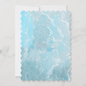 Tropische Pool Party Swimming Birthday Kaart (Achterkant)