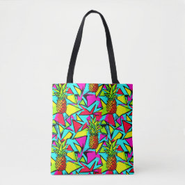 Tropische Pop Ananas Tote Bag